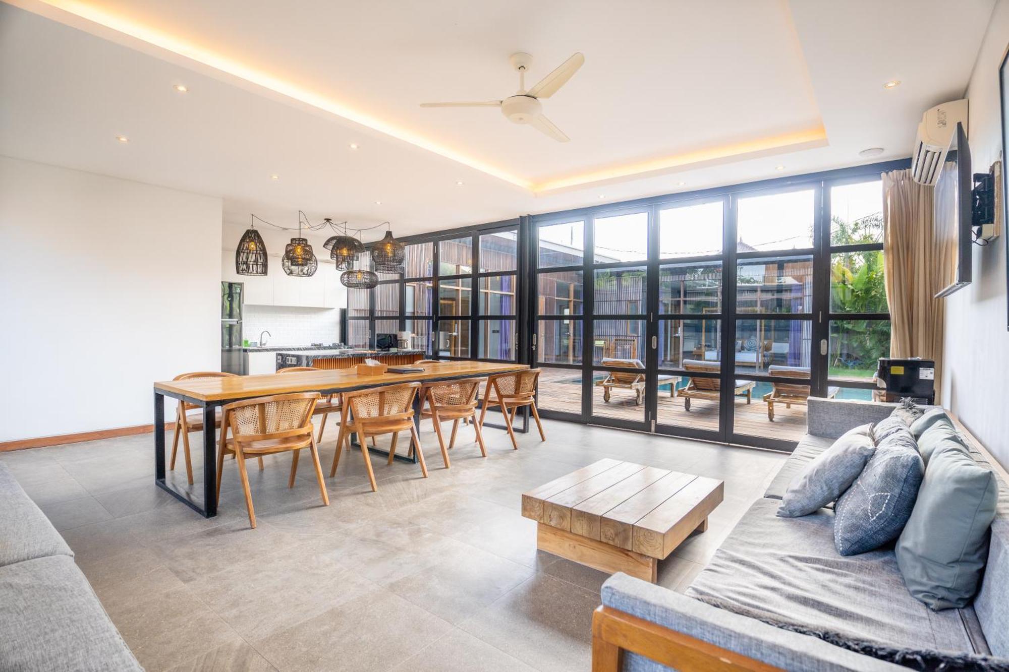 Brand New 5 Bedroom Villa Enclosed Living Room Canggu Canggu (Bali) Exterior photo